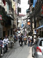 Busy Hanoi street